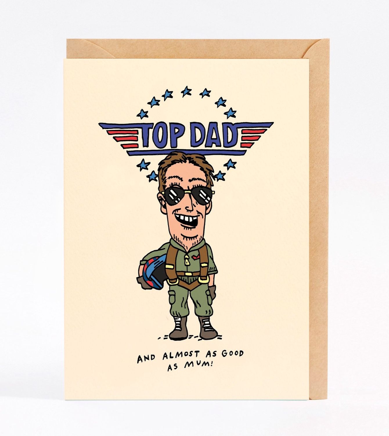 Wally Paper Co - Top Dad Card