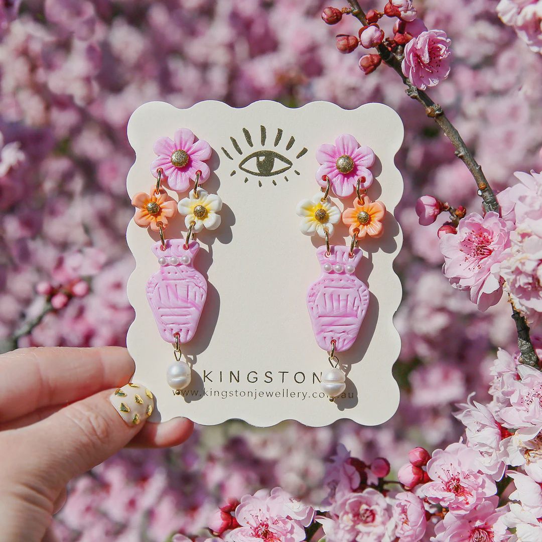 Posy Pink Earrings