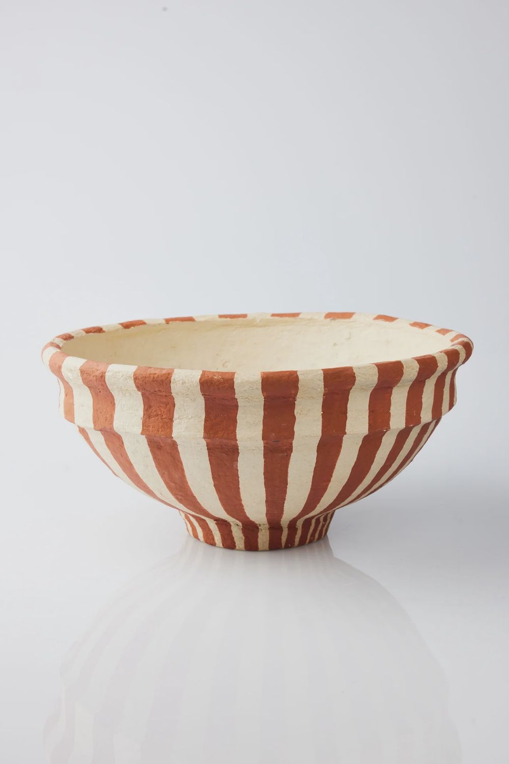 Carnival Bowl in Terracotta Stripe