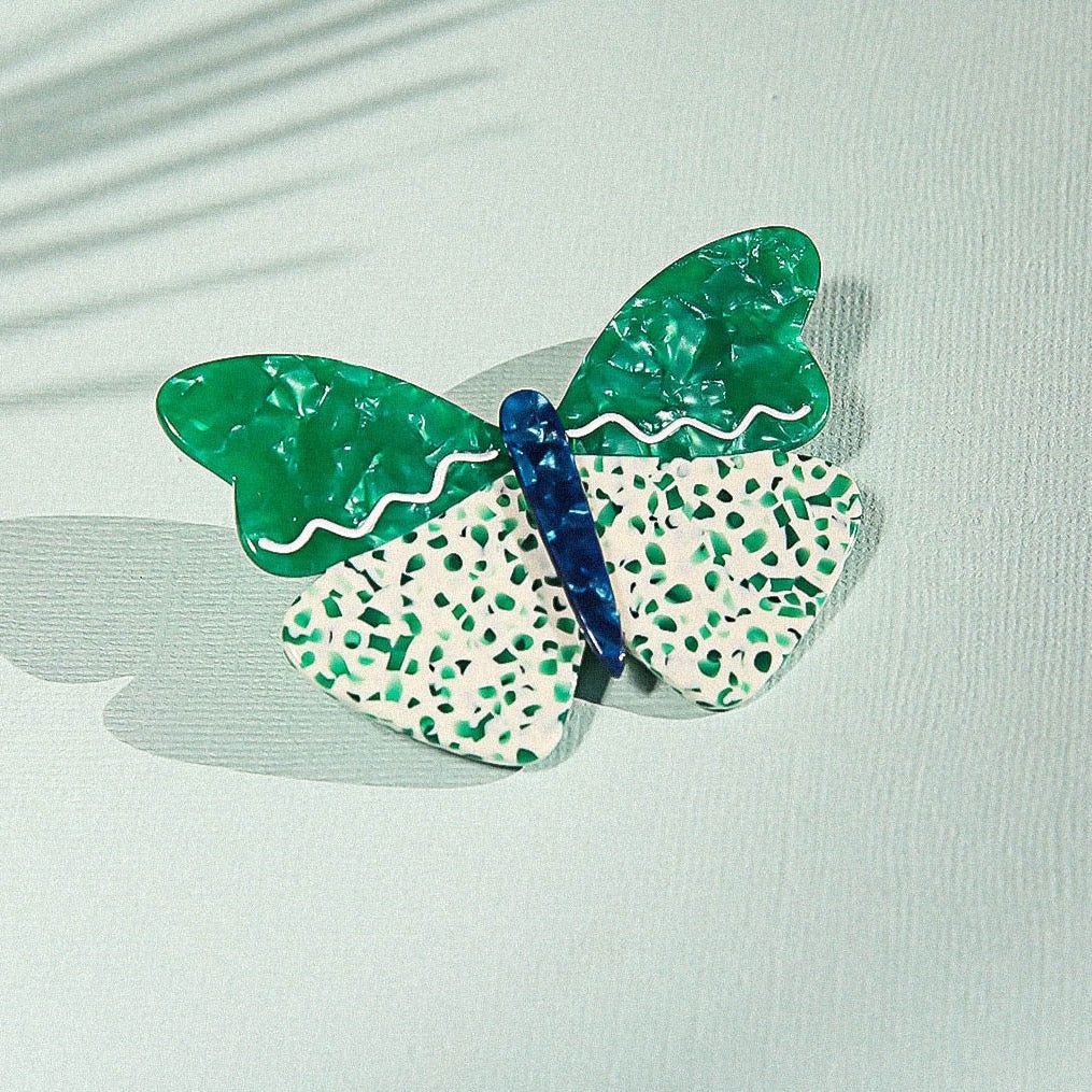 Terrazzo Butterfly Hairclip