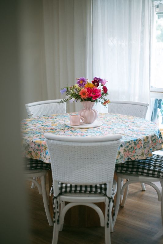Wildflowers in Pastel Table Cloth