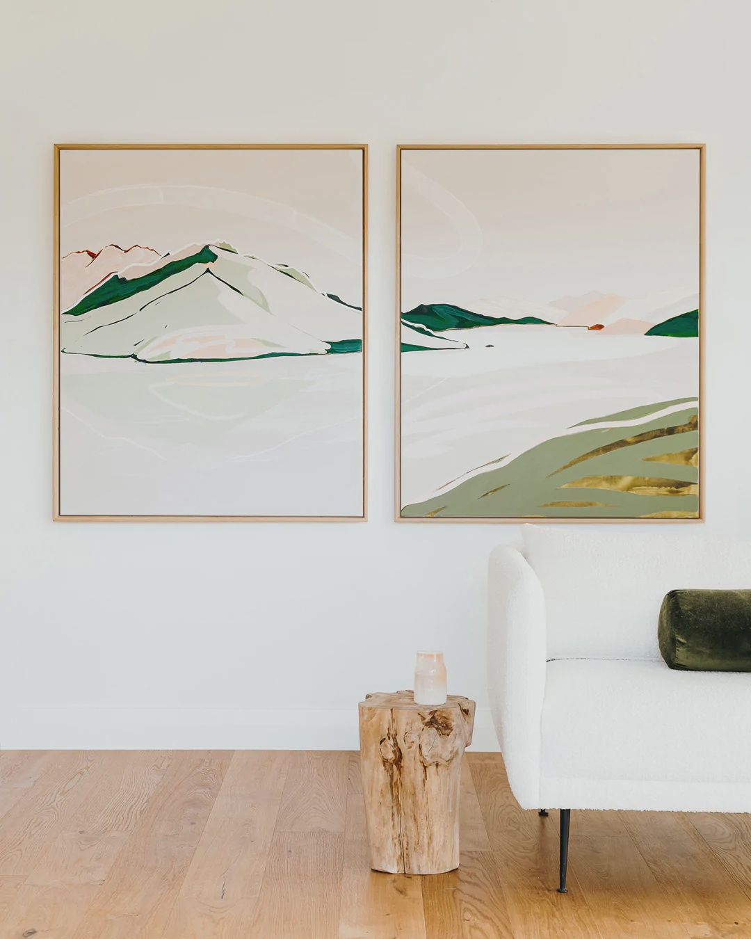 The Majestic (Lake Wakatipu) Diptych (sold as a pair)