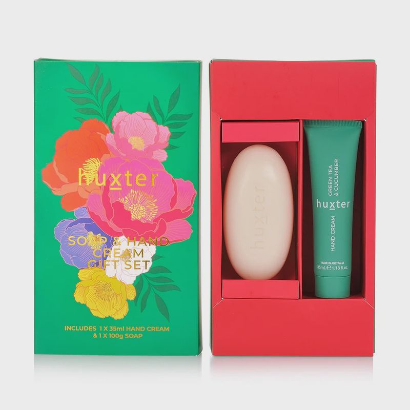 Soap &amp; Hand Cream Gift Box | Green Tea &amp; Cucumber