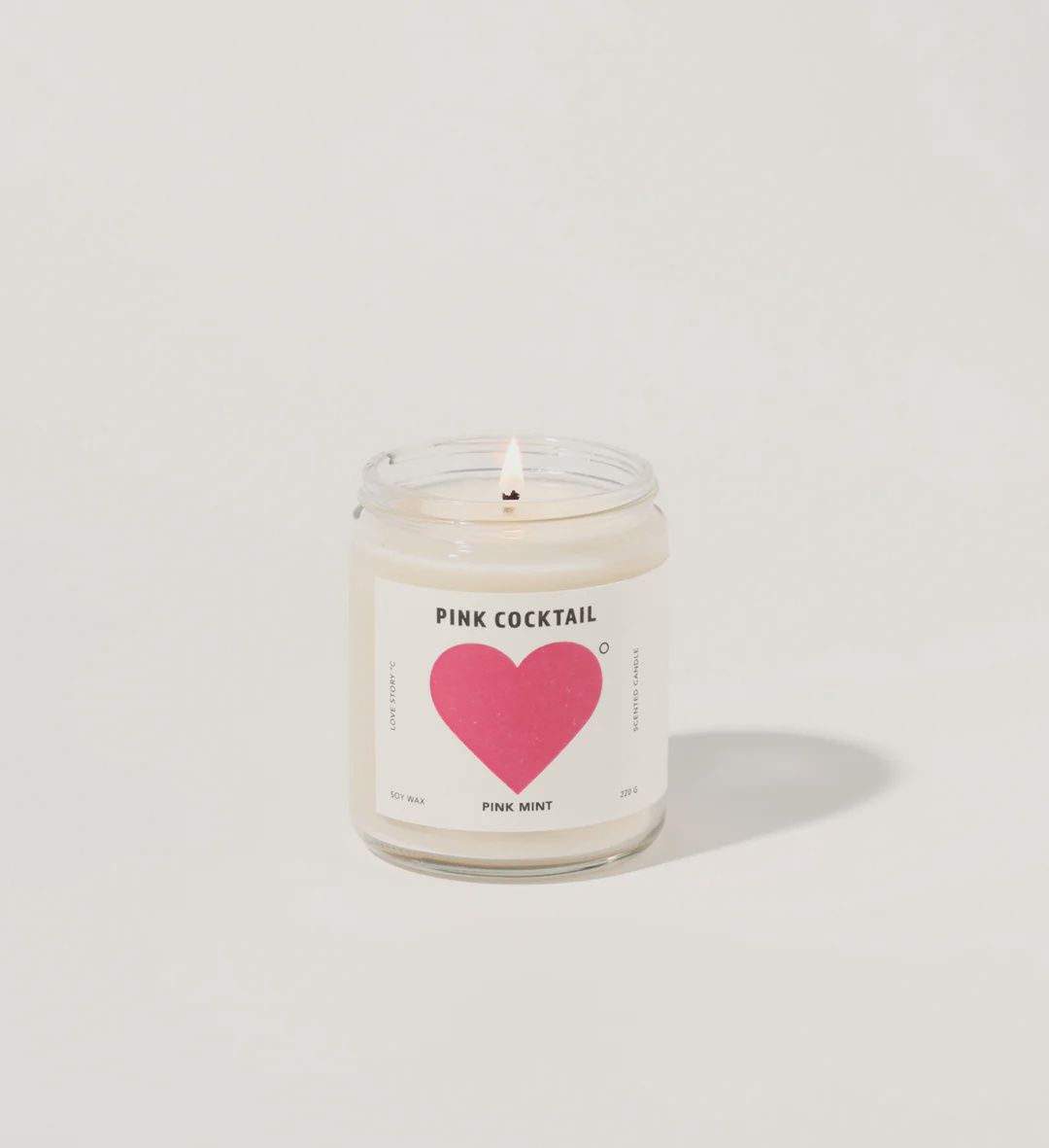 Pink Cocktail Soy Candle