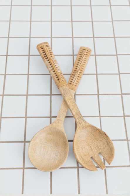 Long Salad Servers in Natural