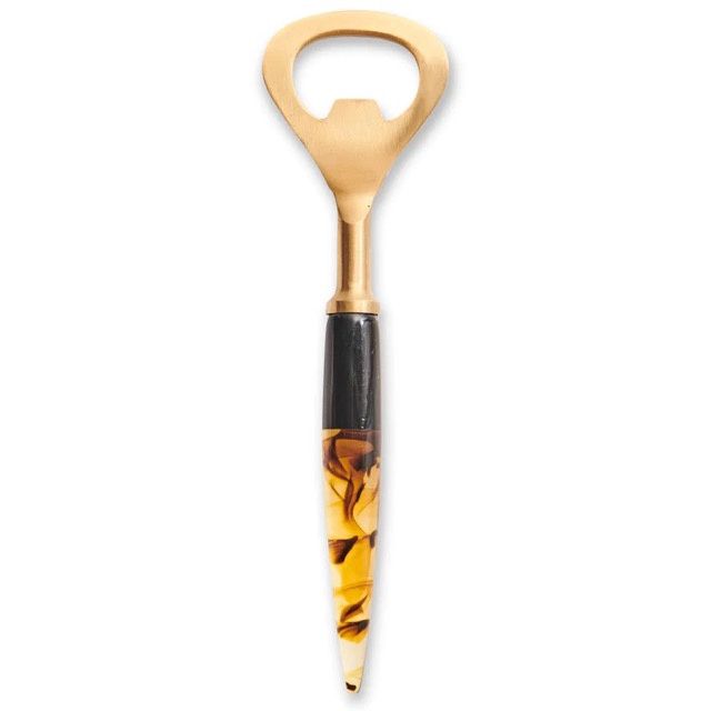 Kip &amp; Co Bottle Opener in Smokey Amber