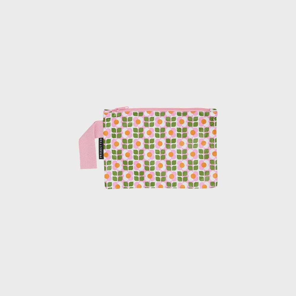 Flower Field Mini Zip Pouch