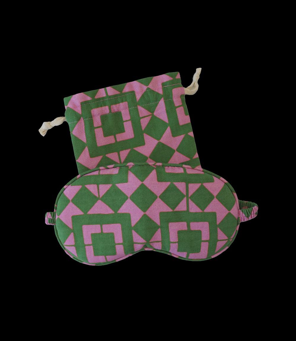 Green Samba Nightshades Eye Mask