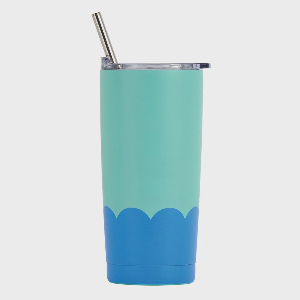 Smoothie Cup - Aqua Blue Wave