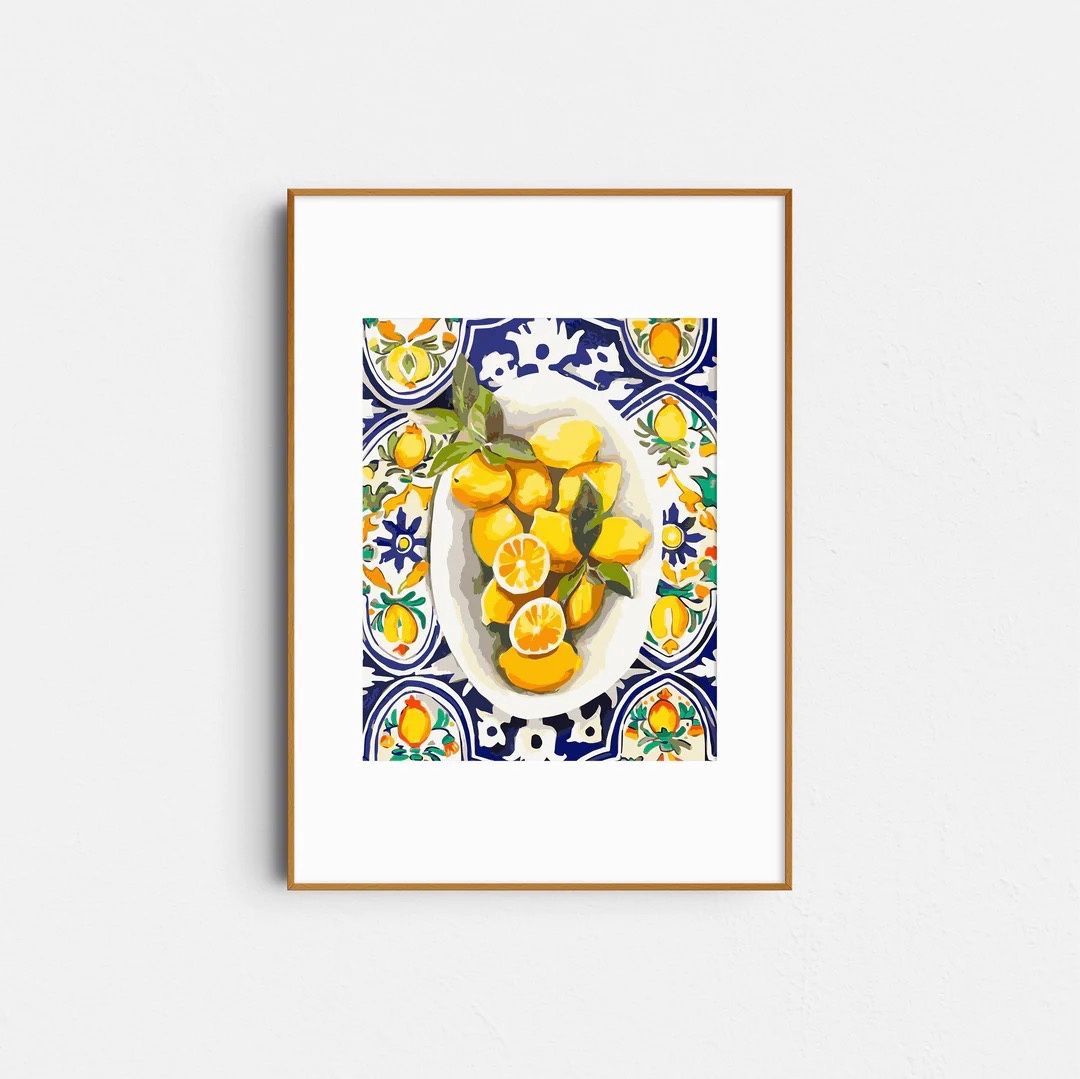 Amalfi Lemons (rolled) by Paint Like Frida