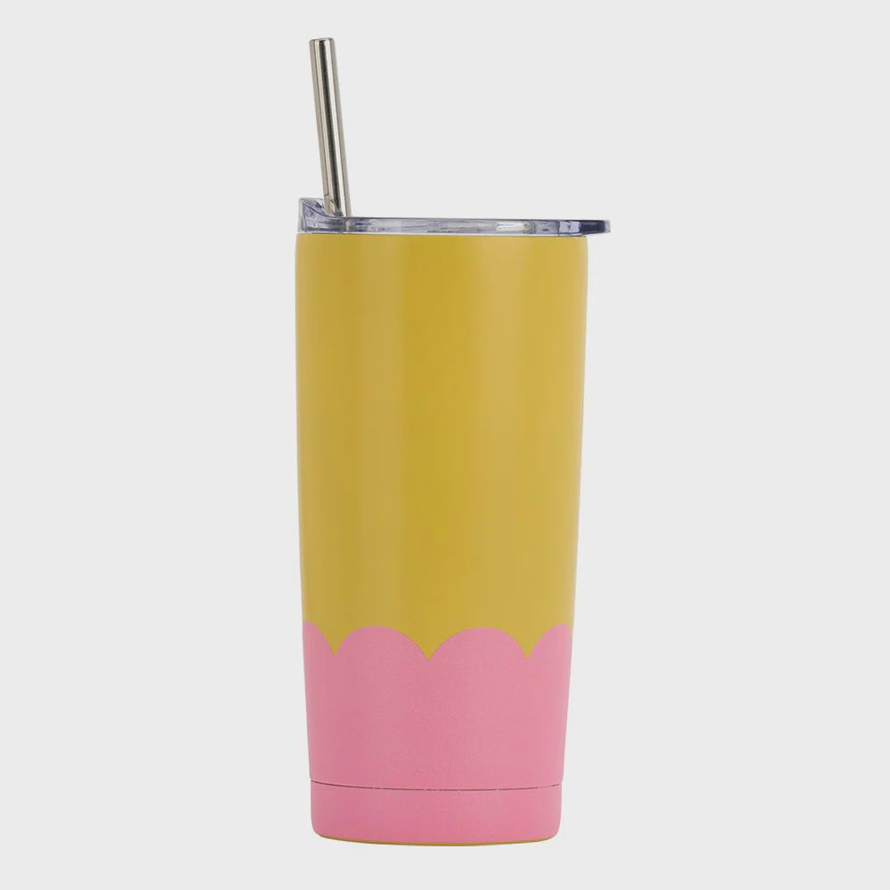 Smoothie Cup - Yellow Candy Wave