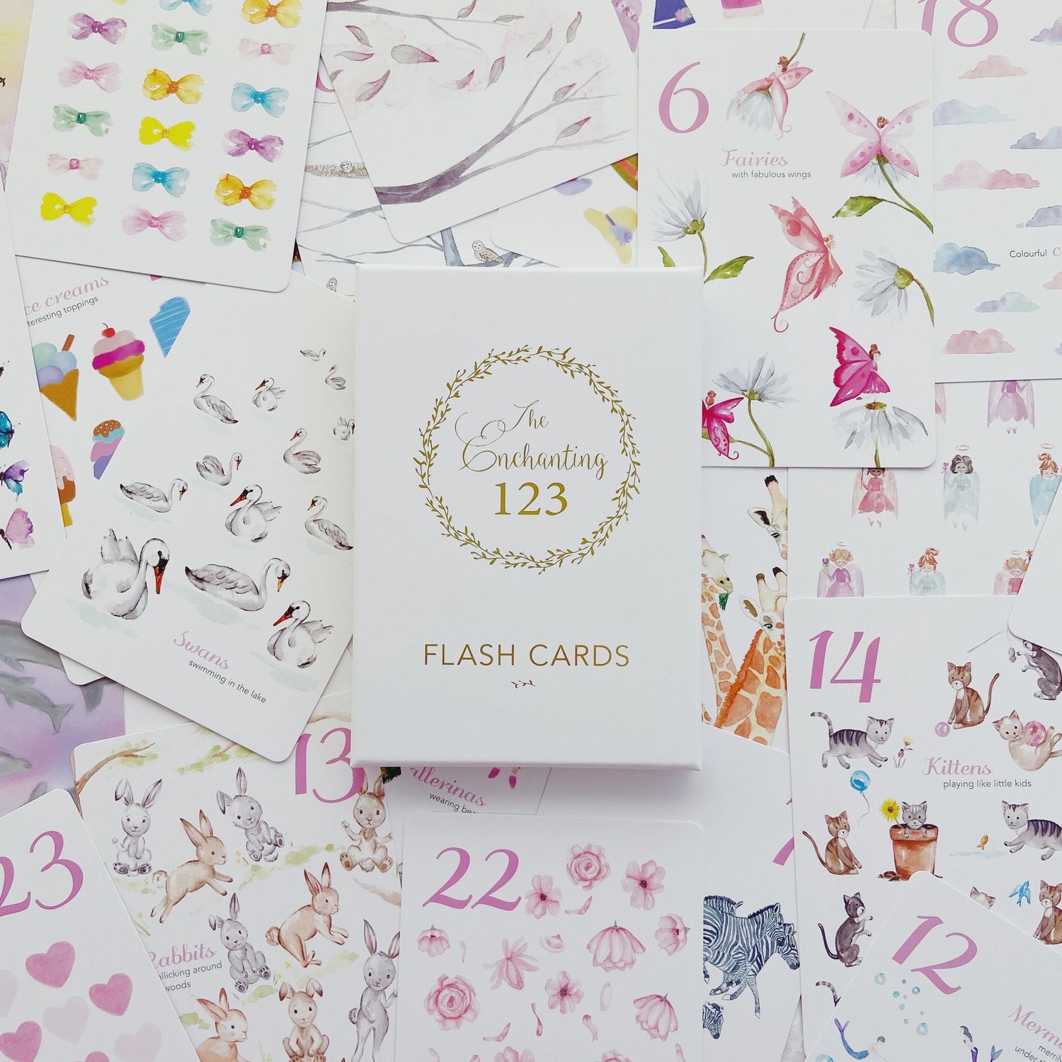 The Enchanting 123 Flash Cards