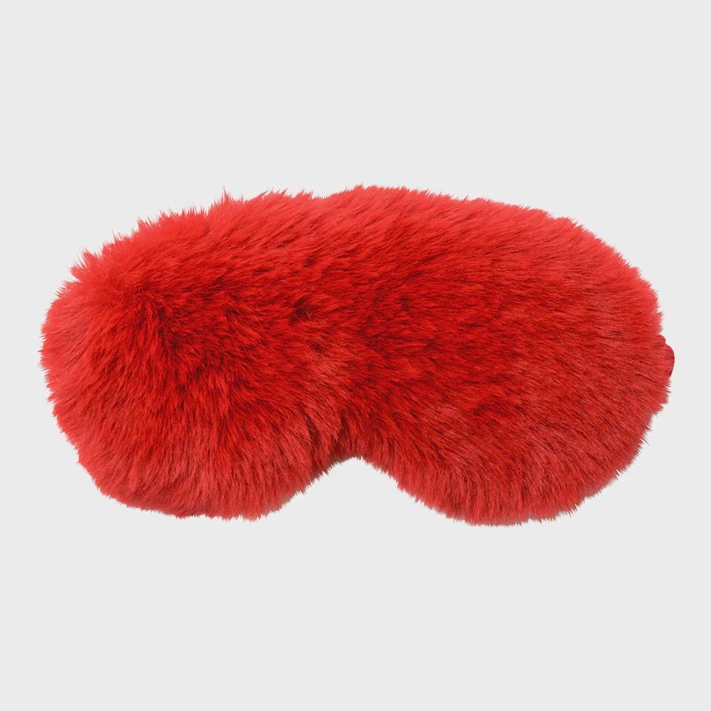 Cozy Luxe Eye Mask in Cherry