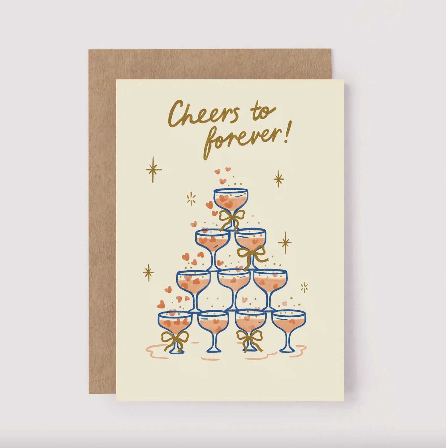 Cheers to Forever Greeting Card