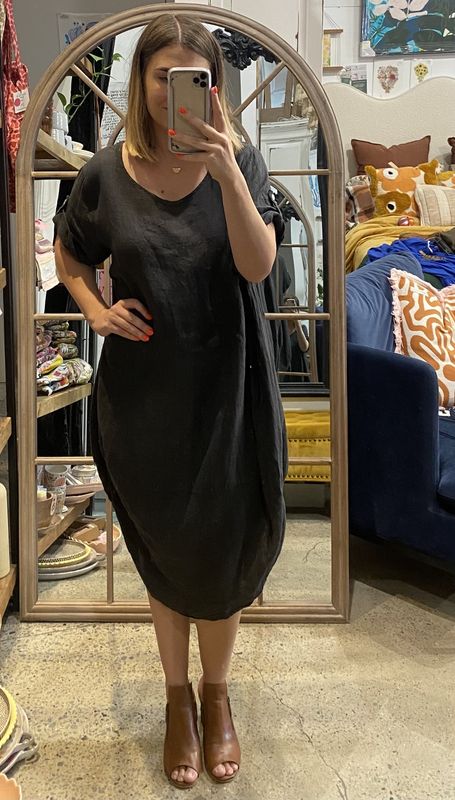 Italian Linen Jill Dress by Kai"na Collections - Assorted Colours