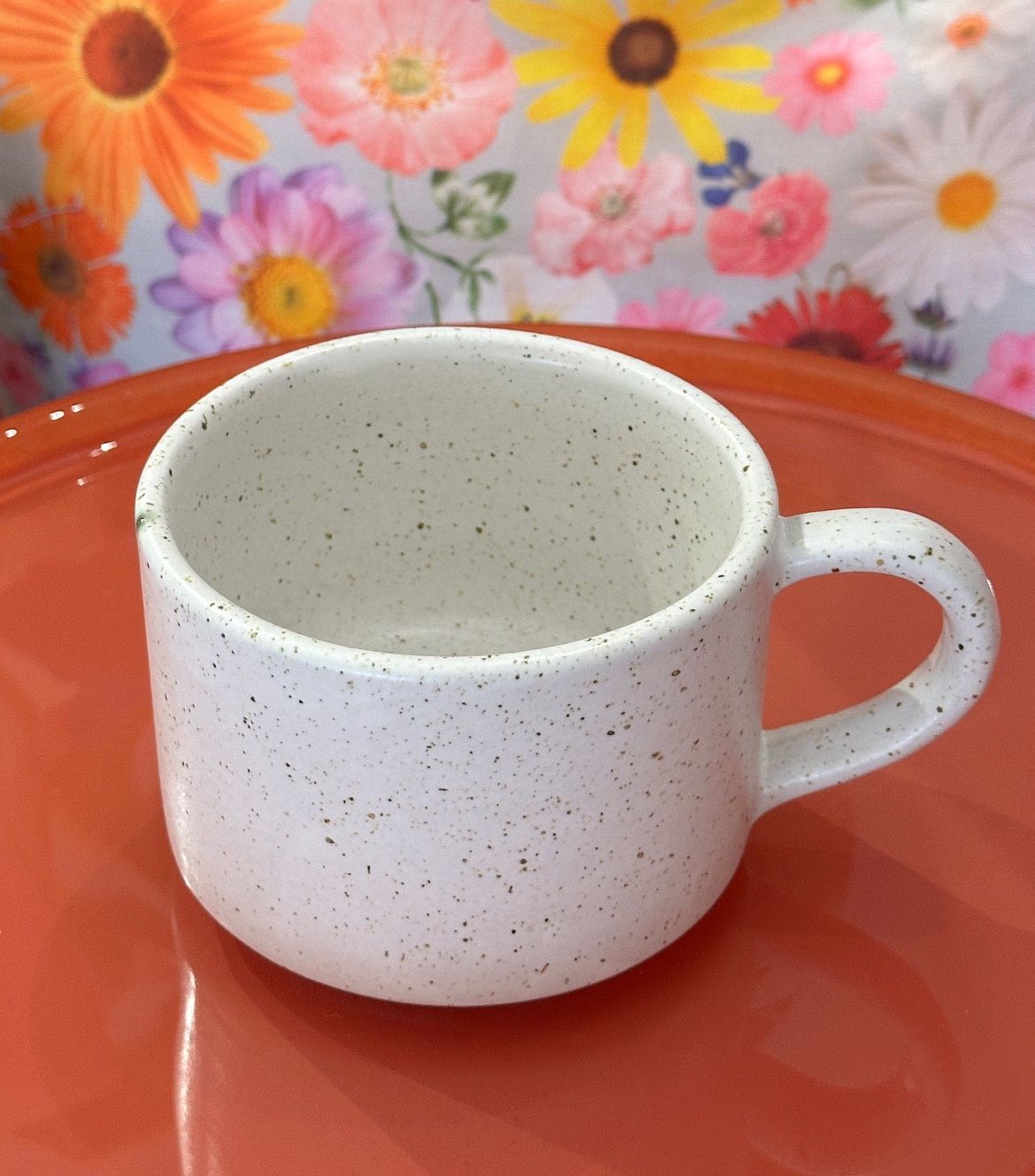 Ceramic Mug - Spotted White