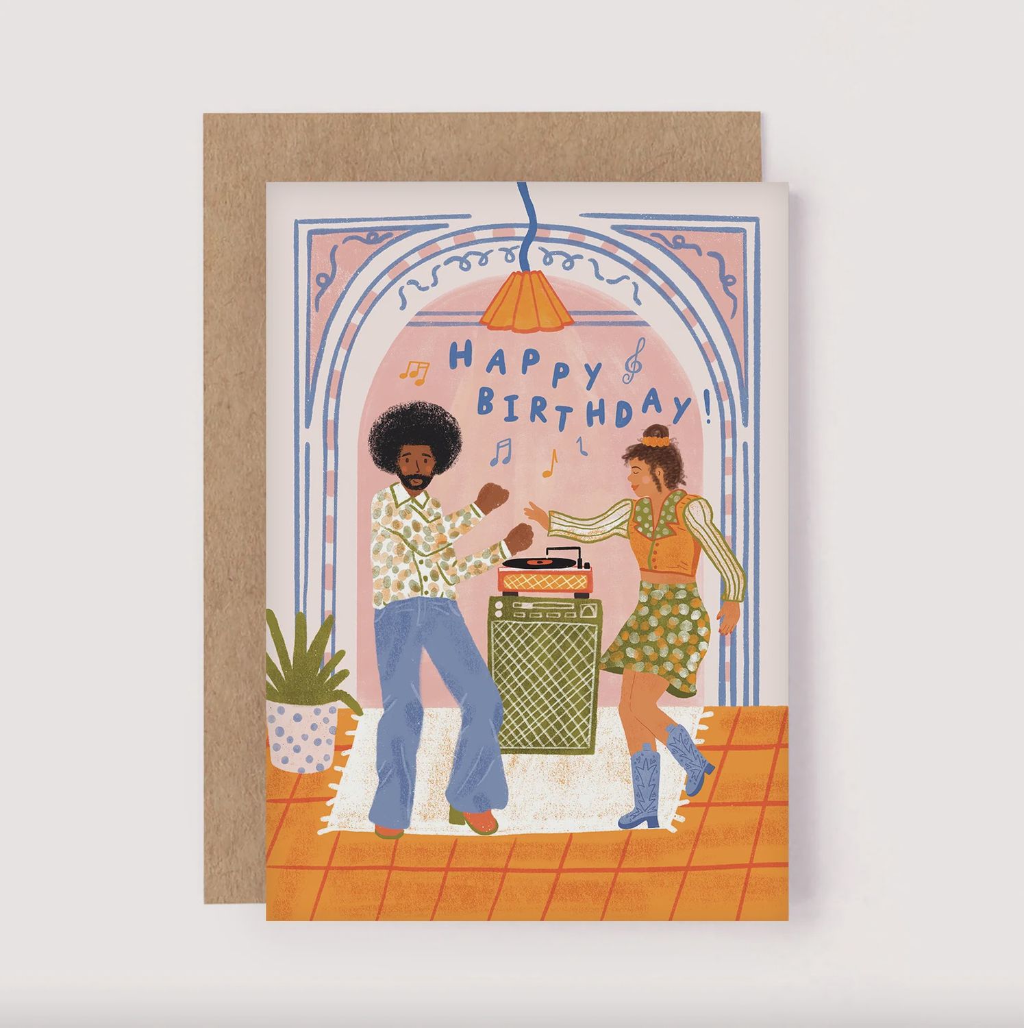 Happy Birthday - Vinyl Vibes Greeting Card