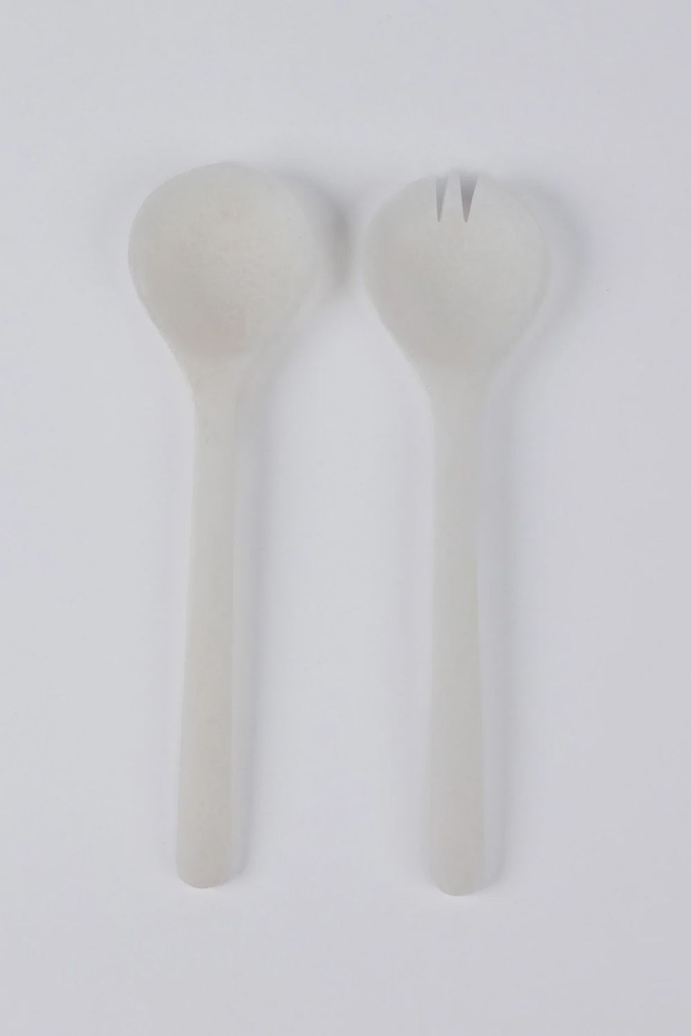 Lorne Salad Servers in White
