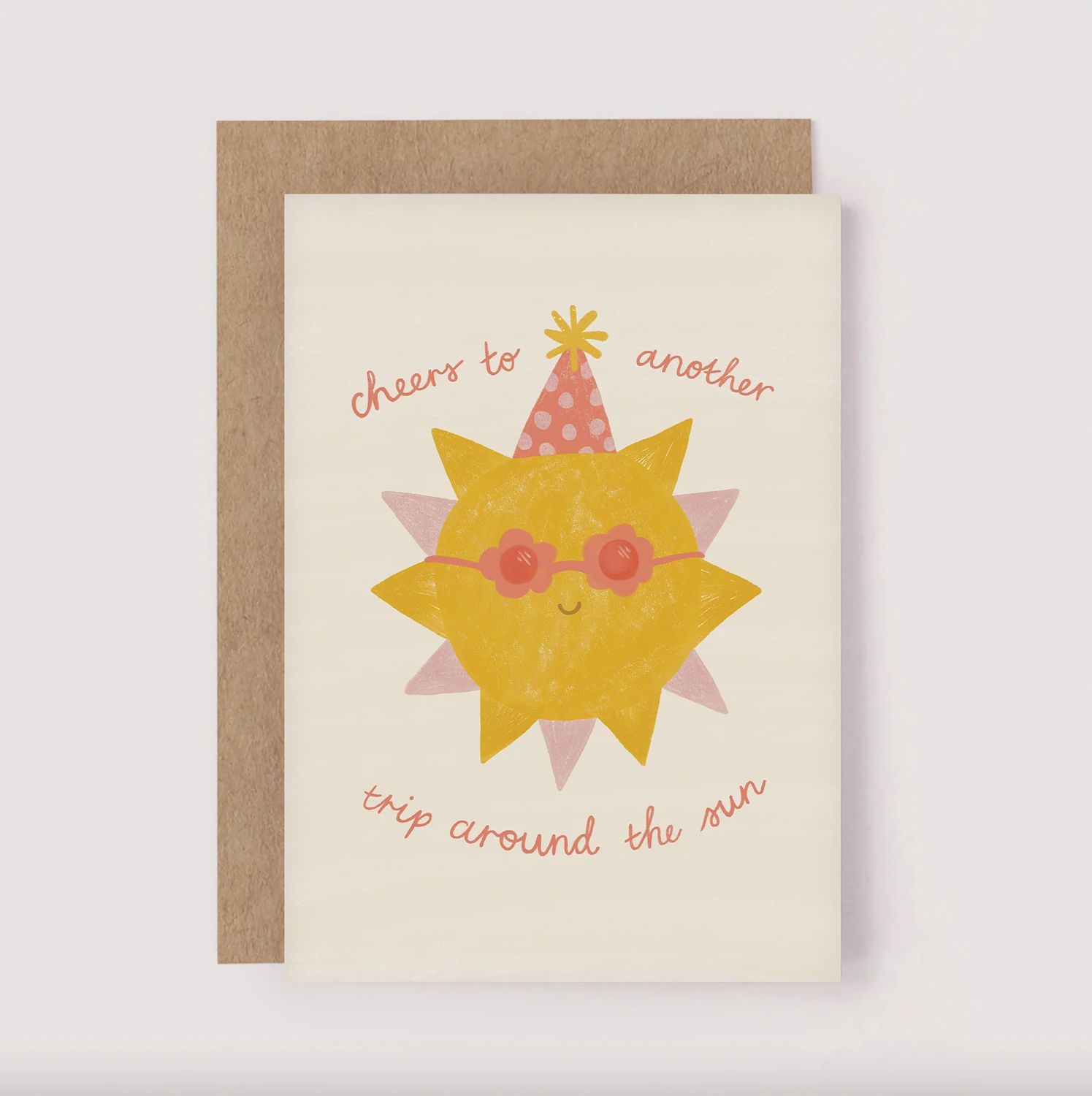 Cheers To Another Trip Around The Sun Greeting Card