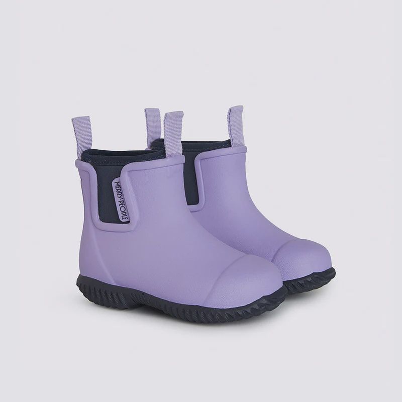 Bobbi Kids Gumboot in Lavender &amp; Navy