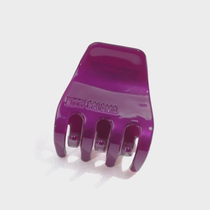 Petite Claw Clip in Fuchsia