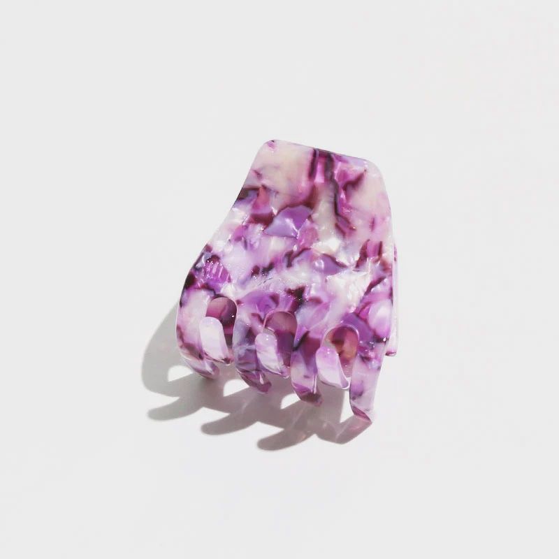 Petite Claw Clip in Wild Orchid