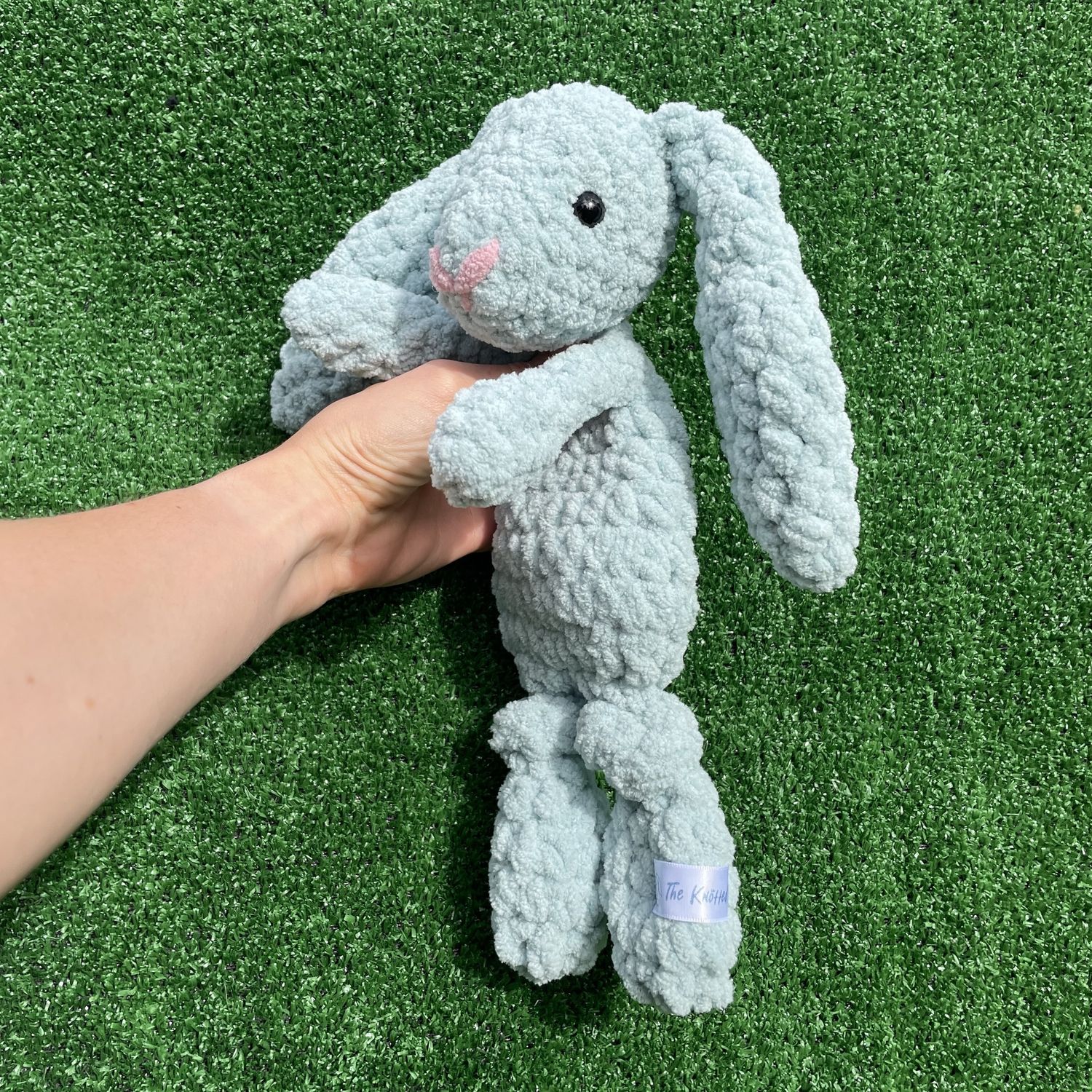Mini Bunny Snuggler in Seafoam