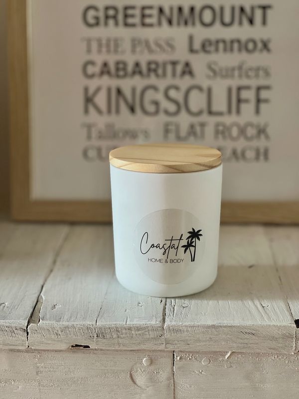 Medium Soy Candle By Coastal Home and Body