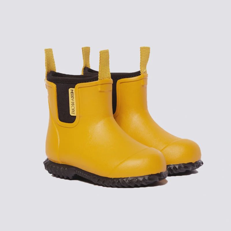 Bobbi Kids Gumboot in Mustard &amp; Yellow