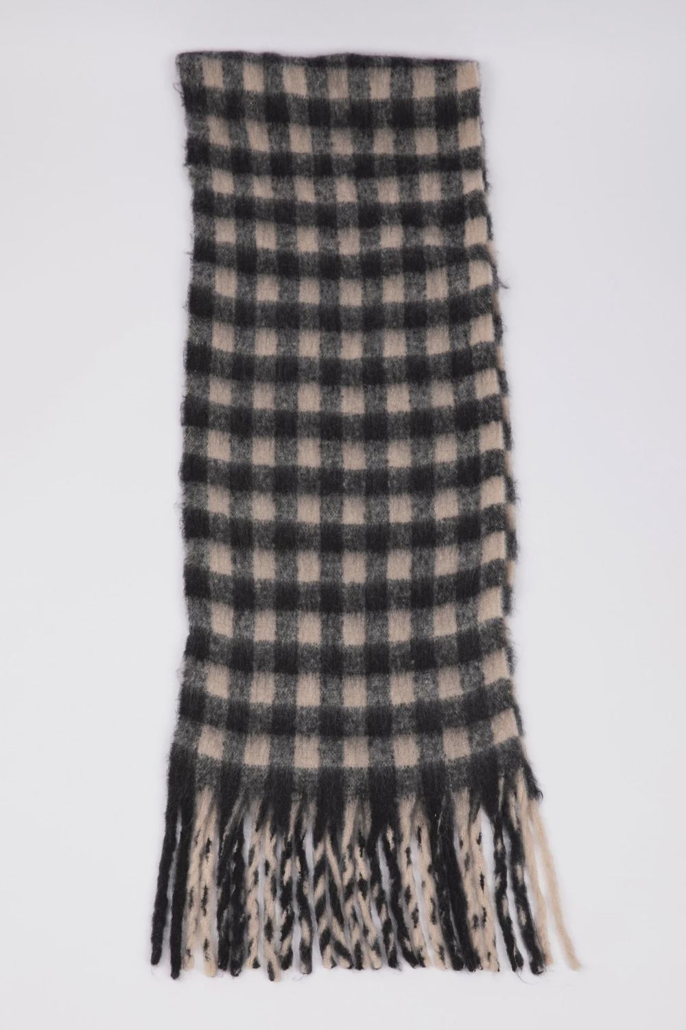 Morrisy Scarf in Black with White