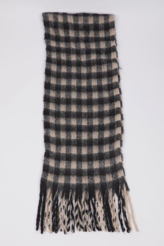 Morrisy Scarf in Black with White