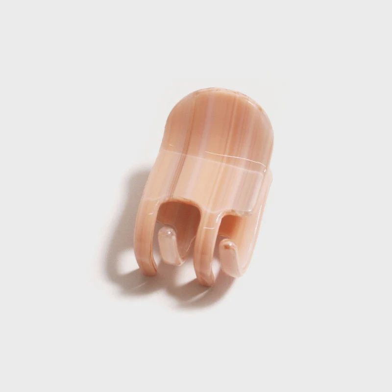 Mini Claw Clip in Desert Rose