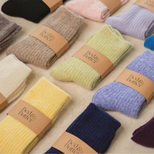 The Comfiest Wool Socks by Bed&amp;Butter