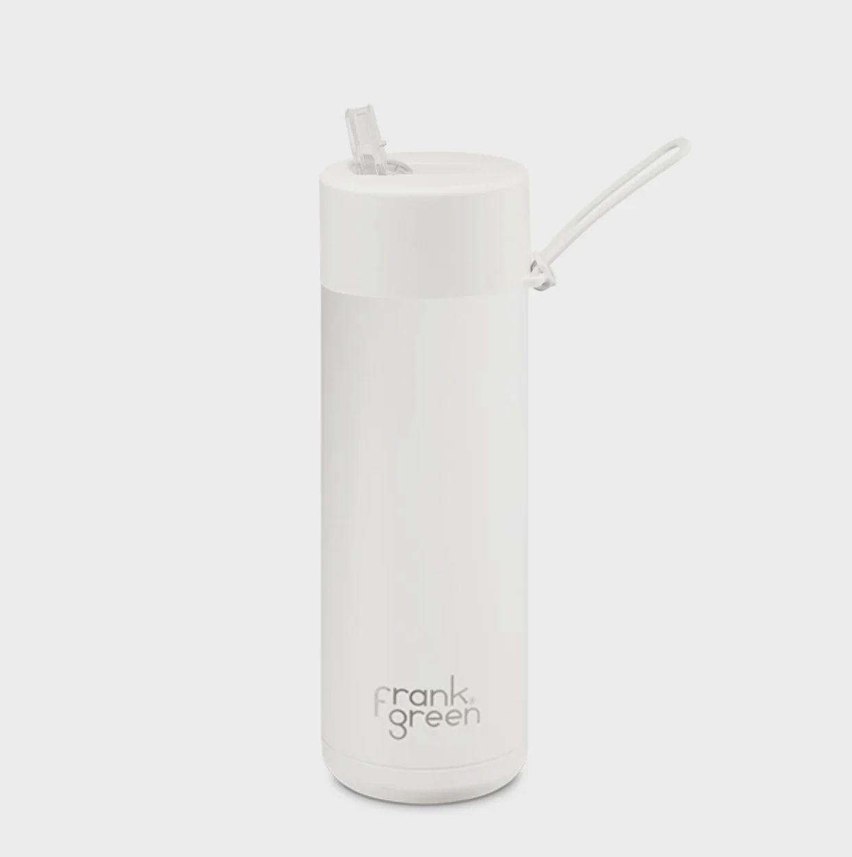 Cloud Ceramic Reusable Bottle with Straw Lid - 20oz/595ml