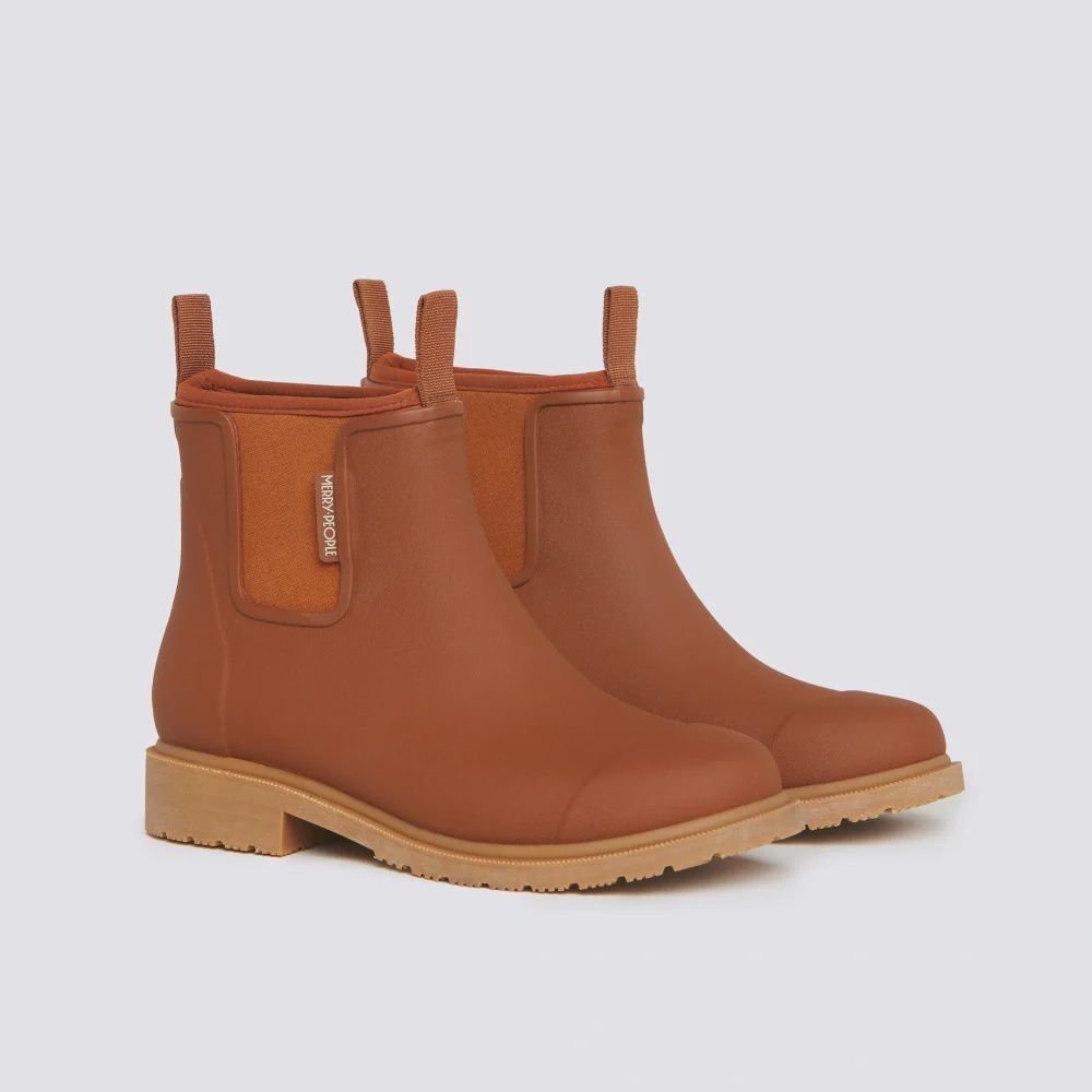 Bobbi Ankle Boot in Rust by Merry People