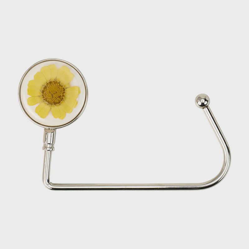 Handbag Hanger - Yellow Chrysanthemum