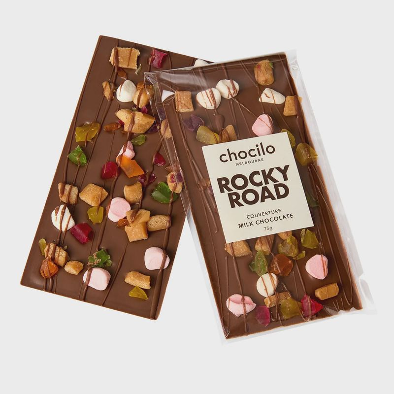 Rocky Road Milk Chocolate Block - 75g