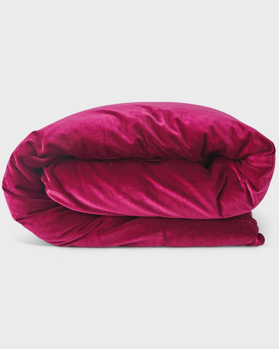 Anemone Velvet Quilt Cover