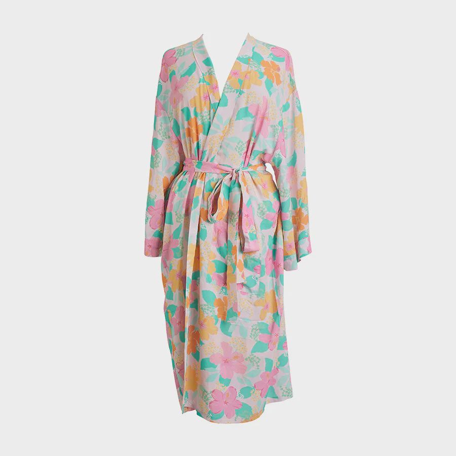 Hibiscus Kimono Robe