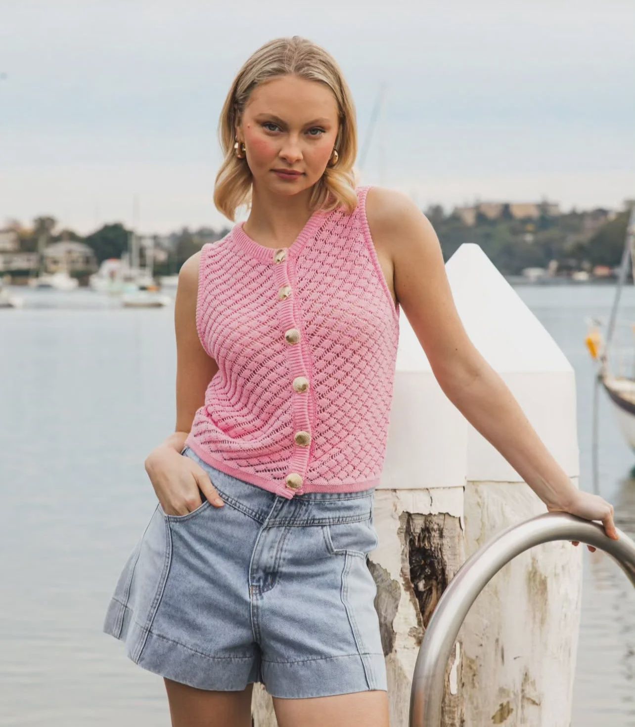 Paper Heart Paulo Knit Top