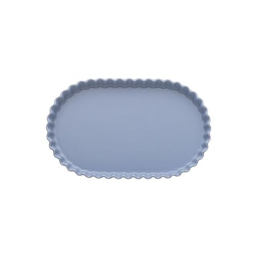 Ecology Ruffle Oval Serving Bowl Twilight 25cm