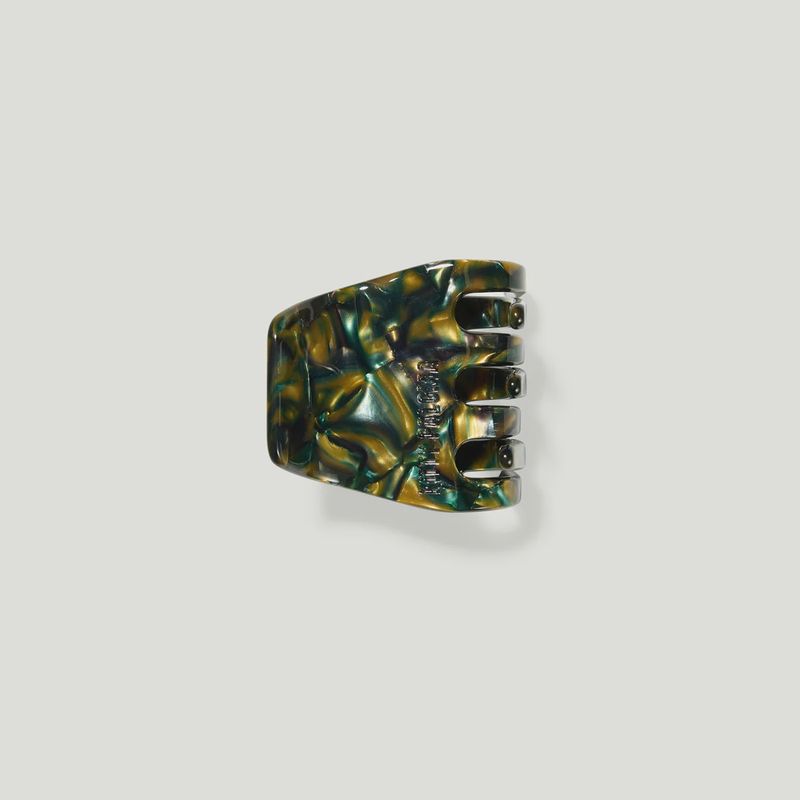 Petite Hair Claw in Green Tortoiseshell