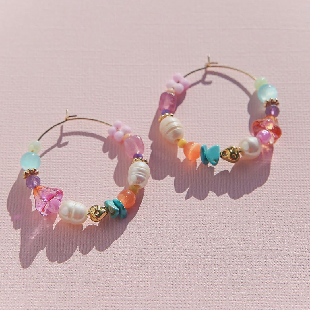 Large Rainbow Hoops