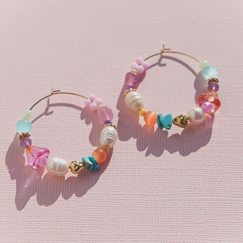Large Rainbow Hoops