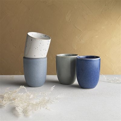 Ecology Dwell Set of 4 Cuddle Mugs 220ml Coastal