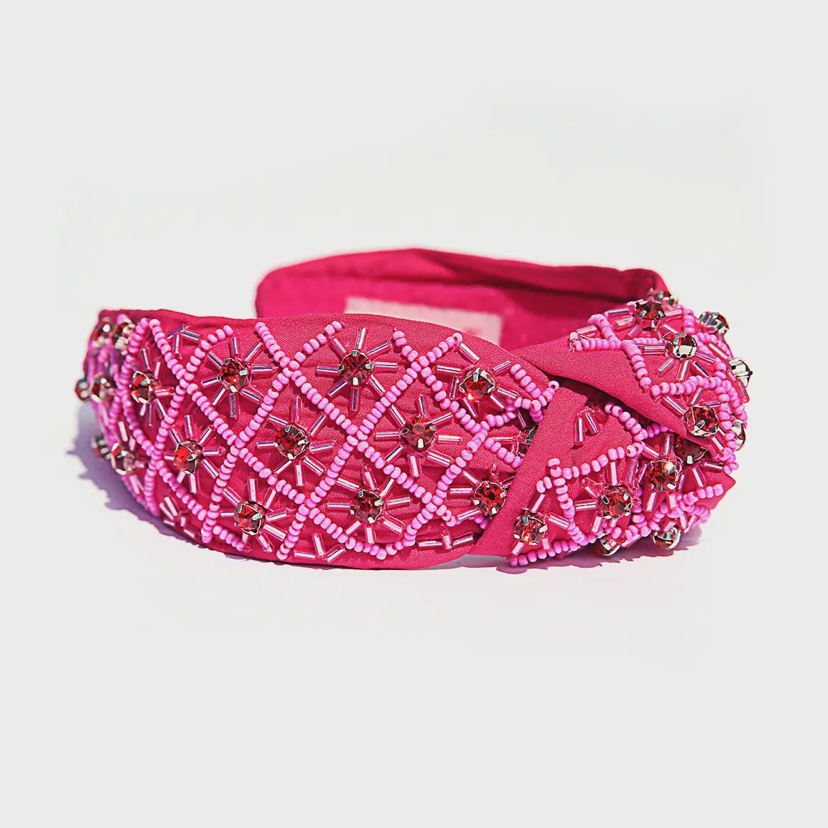 Hot Pink Diamante Headband