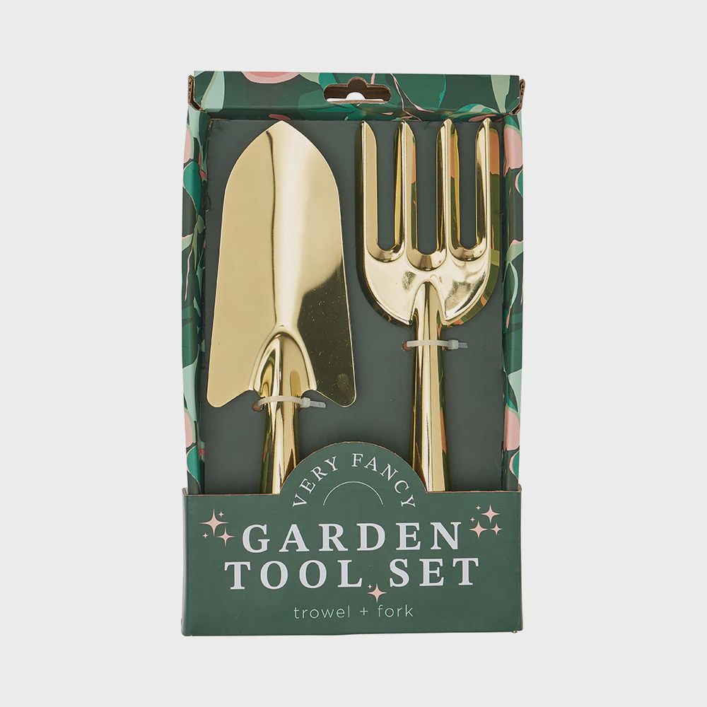 Garden Tools Set in Gold