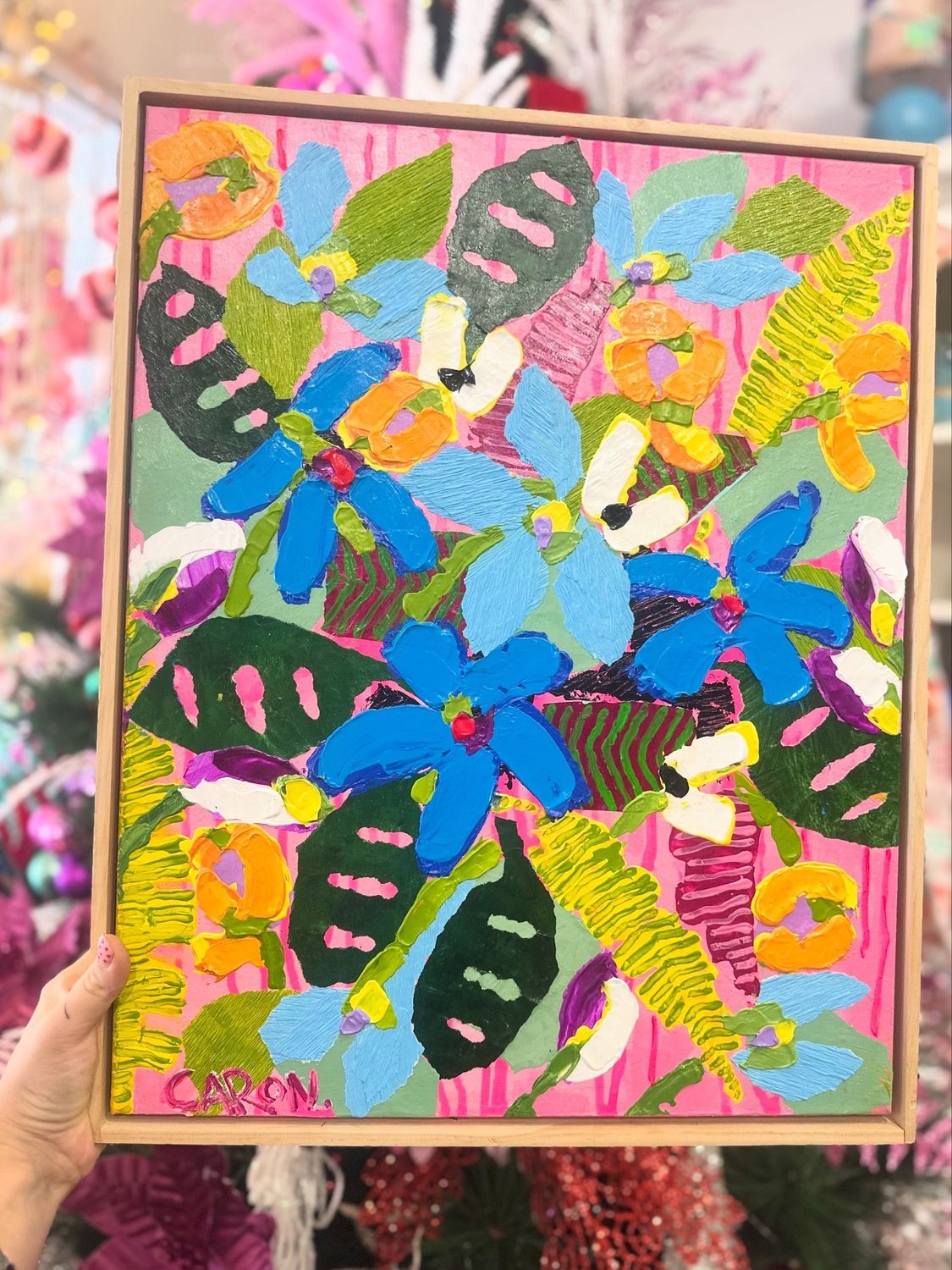 Original 3 - Mixed Media Artwork by Caron Dawes - 40x50cm