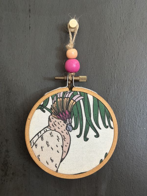 Cockatoo Petite Handmade Hoop