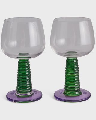 Garden Party Stalk Wine Glass Set of 2